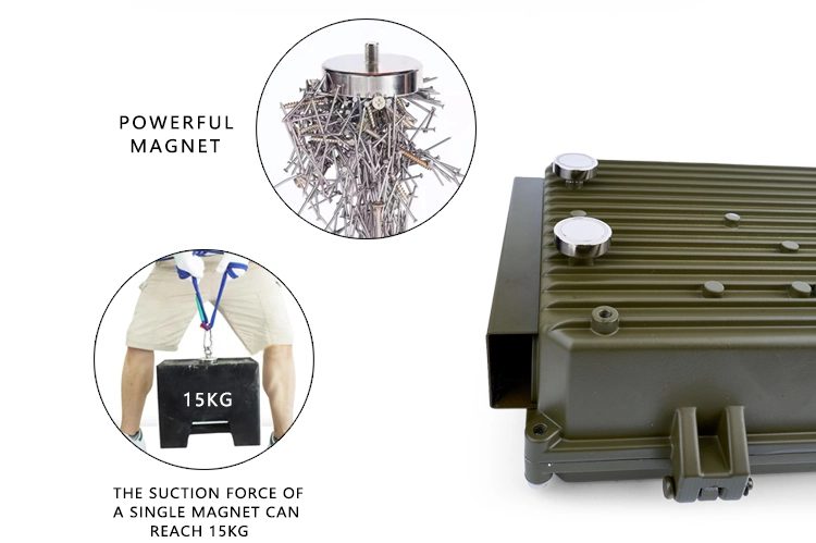 4 Band Vehicle Anti Drone Integrated Detection Jammer Signal Detector System with Lora Jammer Module 9