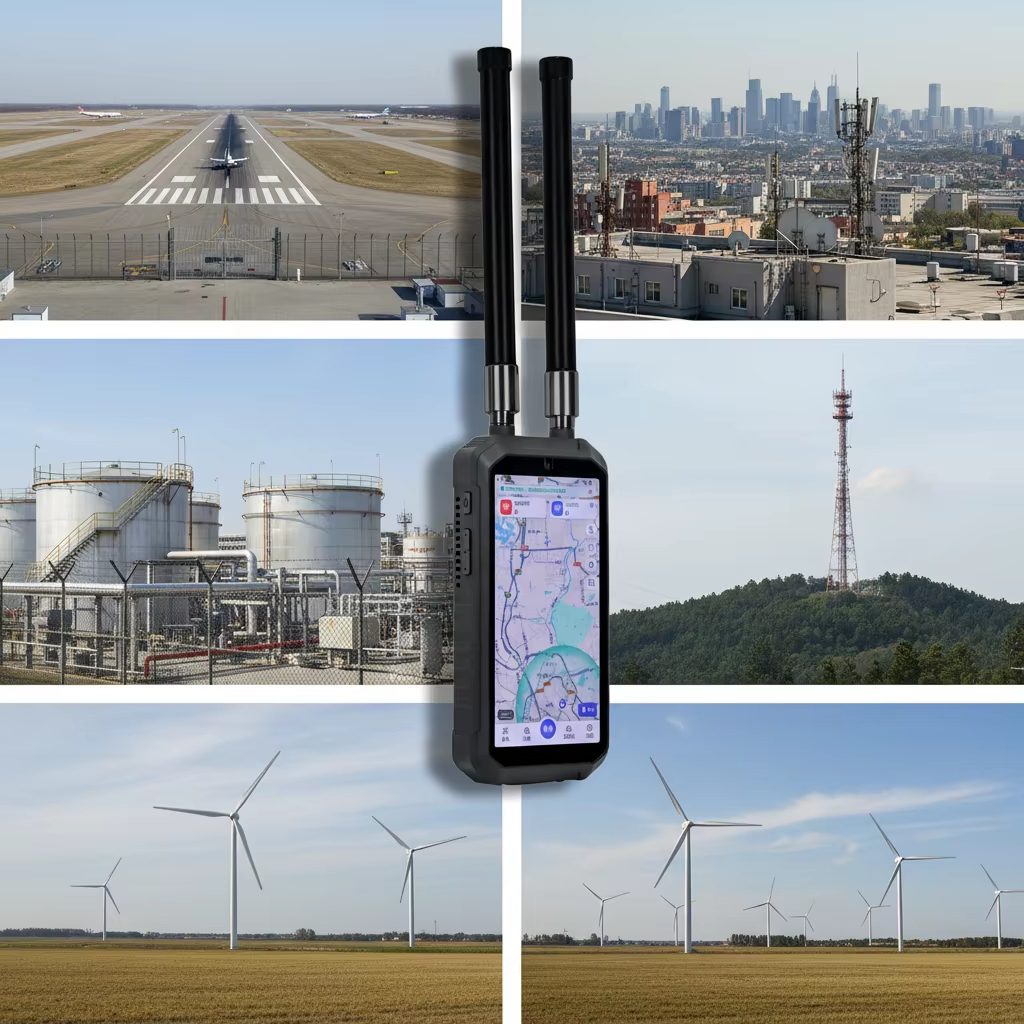 Portable Omni Directional and Wireless Handheld FPV Detector 900MHz, 1.2GHz, 2.4GHz, 5.8GHz, WiFi Detection 1km-3km Detector Portable Omni Directional and Wireless Handheld FPV Detector 900MHz, 1.2GHz, 2.4GHz, 5.8GHz, WiFi Detection 1km-3km Detector
